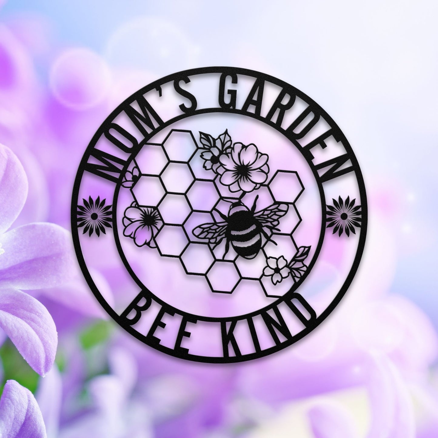 Honeycomb Garden Sign