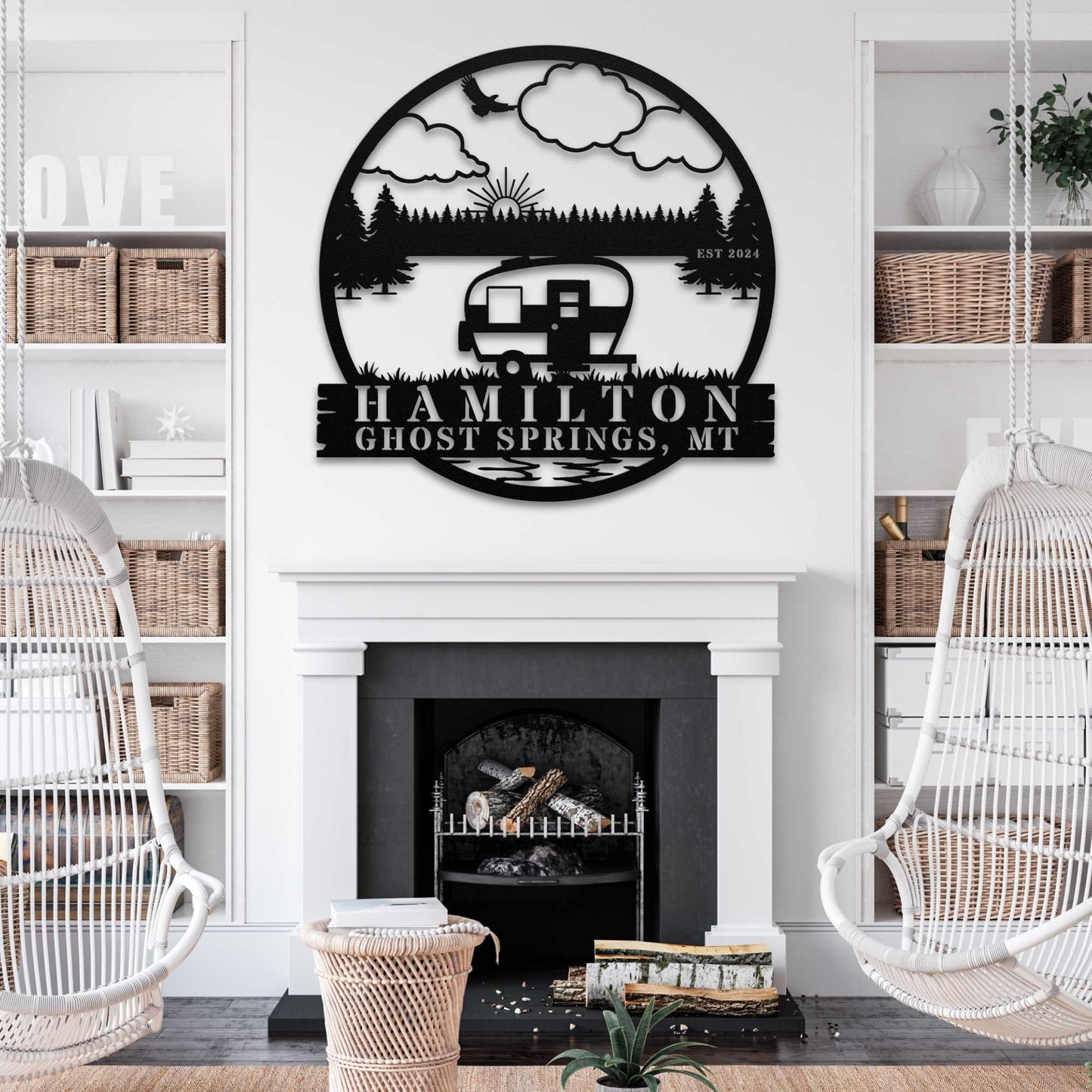 Sunny Forest RV Camper Sign