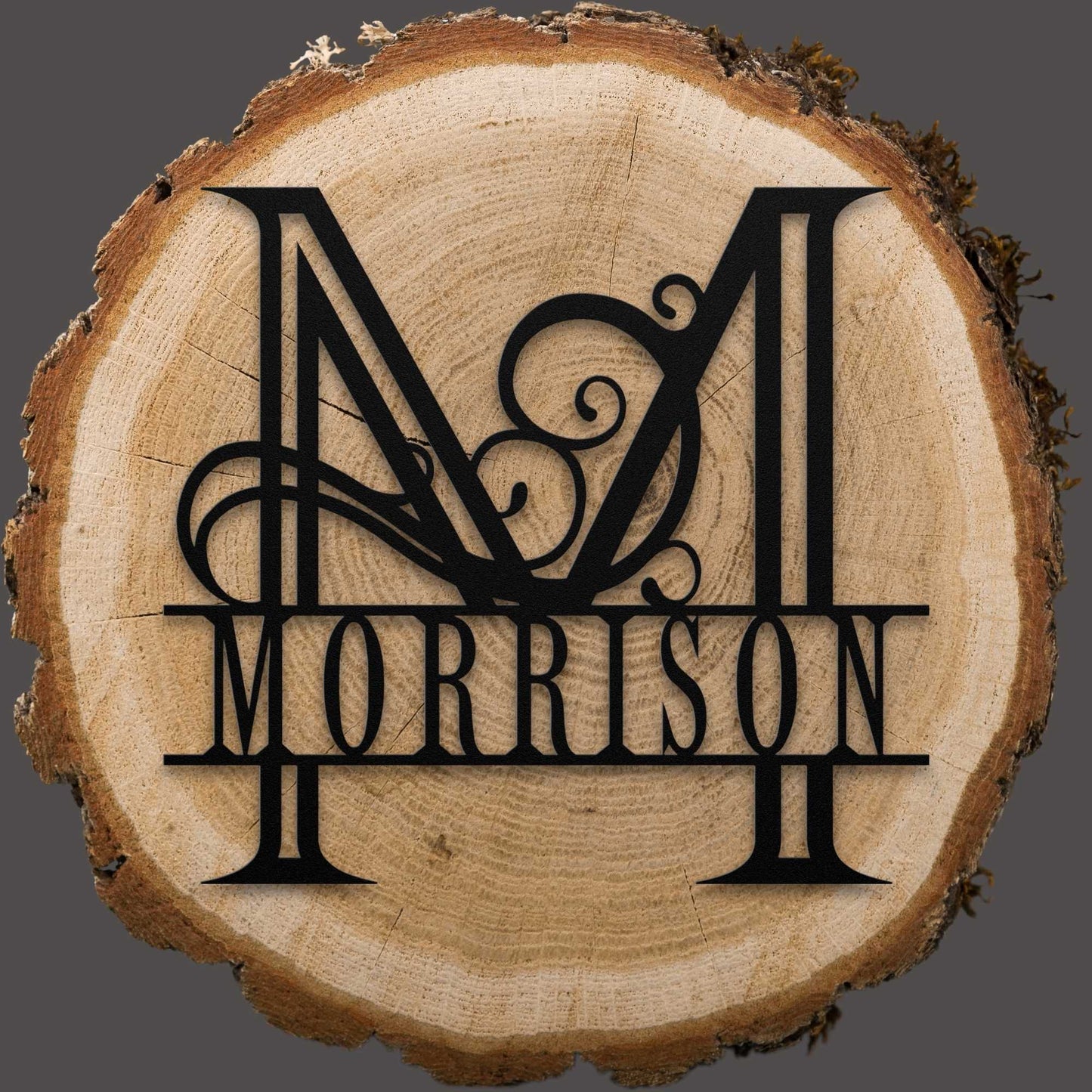 Split Letter Monogram Sign