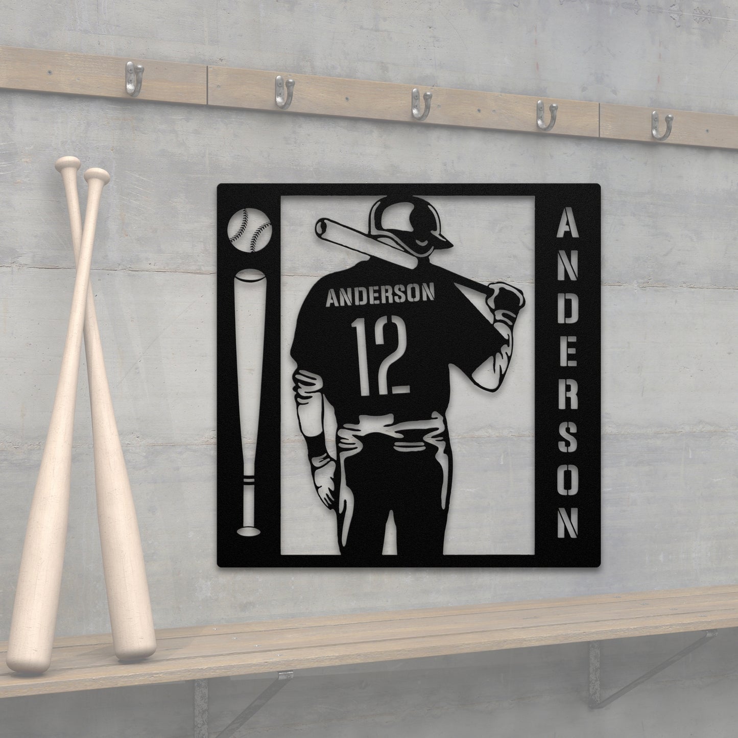 Baseball Player Sign
