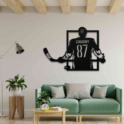 Hockey Player Sign