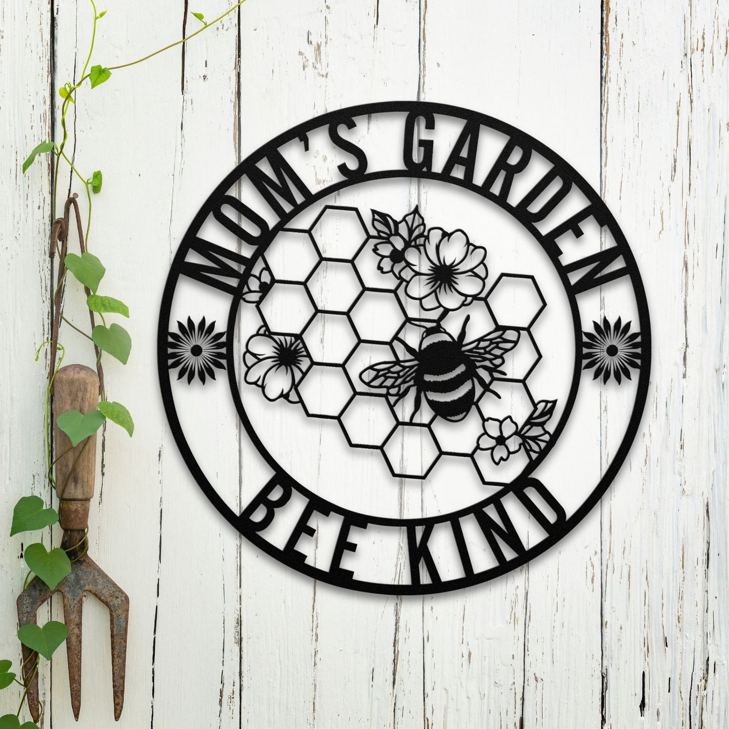 Honeycomb Garden Sign