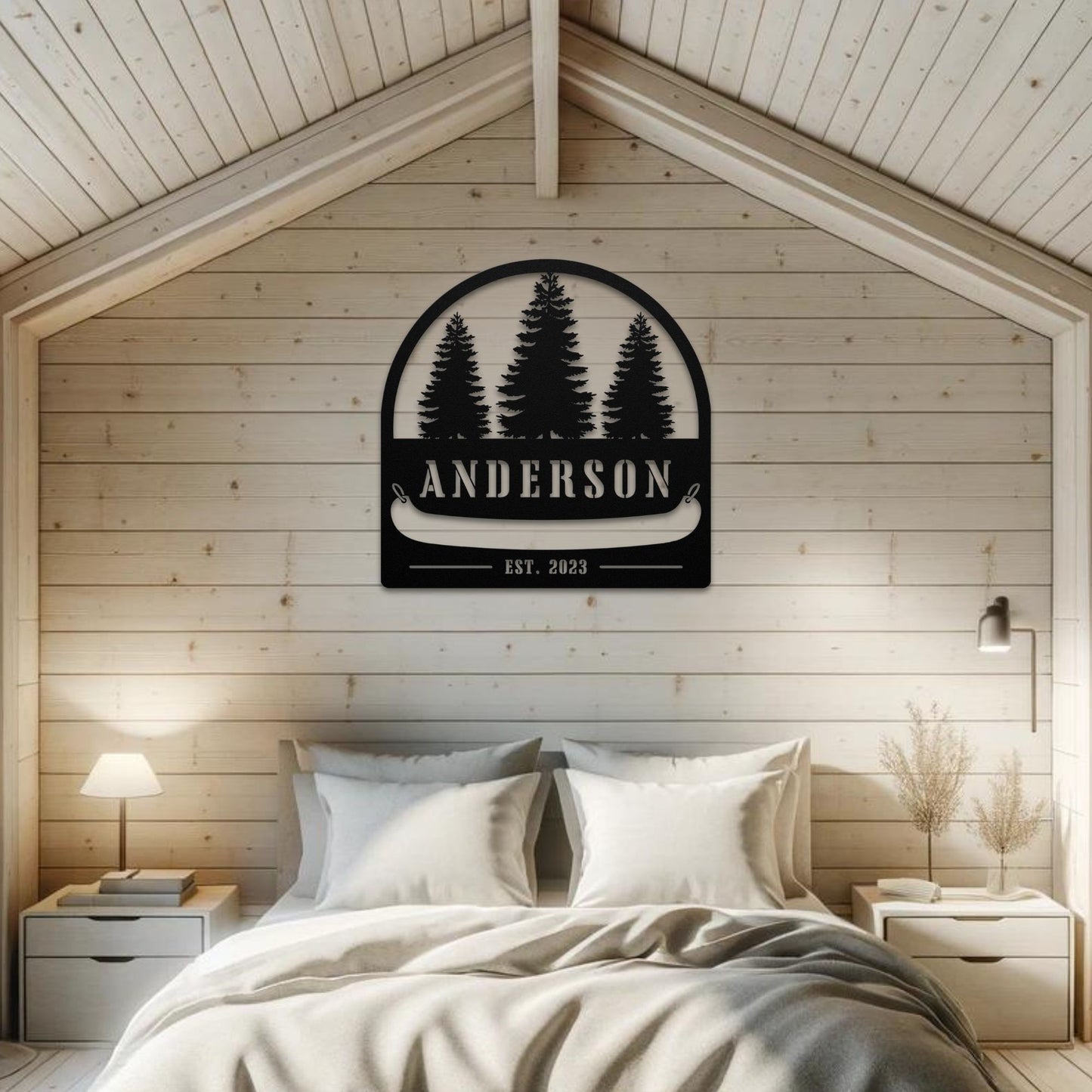 Lakehouse Canoe Sign